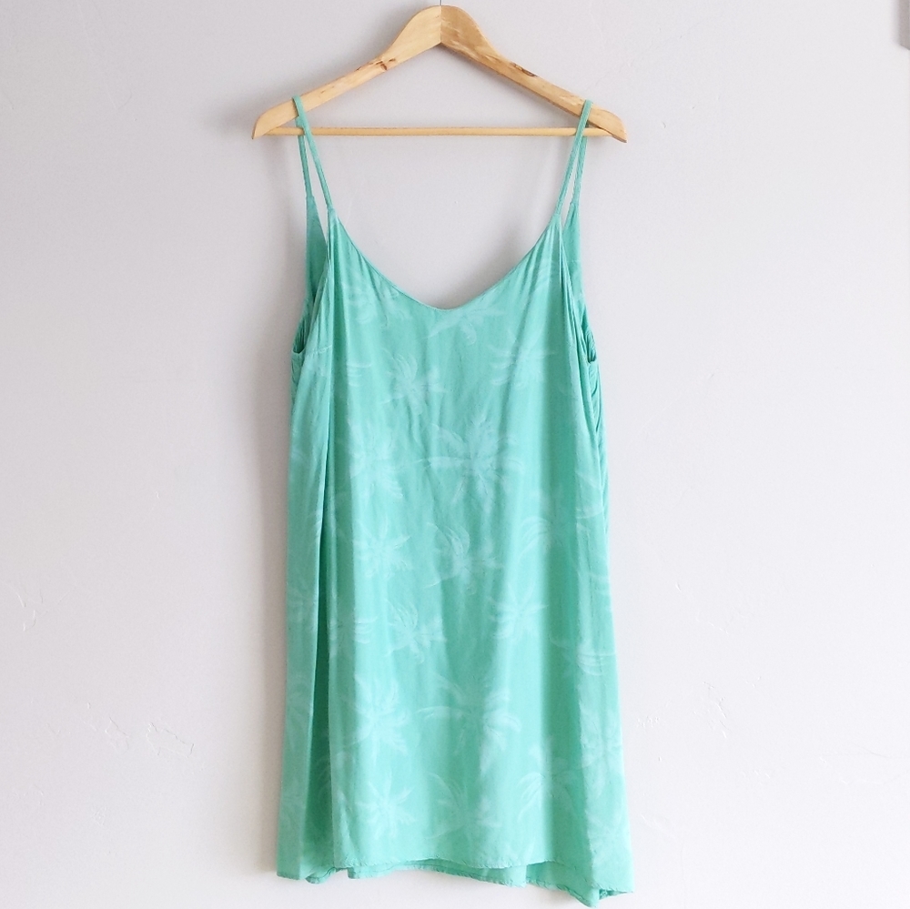 Hurley Mint Green Spaghetti Strap Slip Dress
